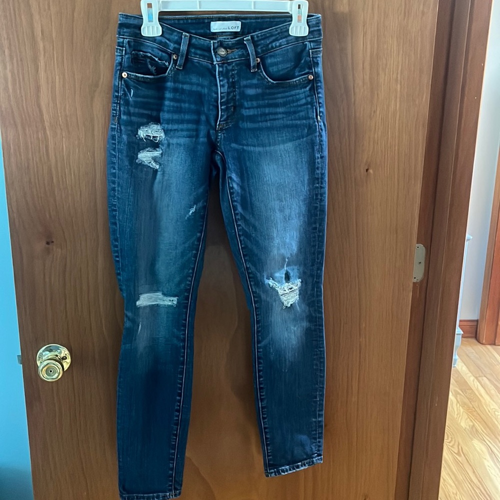 Curvy skinny Loft jeans